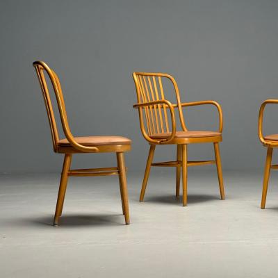Josef Hoffmann Josef Hoffmann Ligna Mid Century Modern Bistro Chairs Czech Republic 1970s