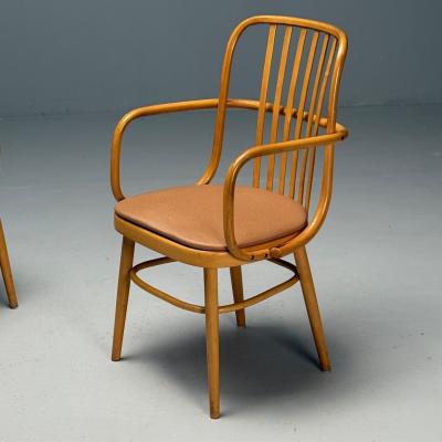 Josef Hoffmann Josef Hoffmann Ligna Mid Century Modern Bistro Chairs Czech Republic 1970s