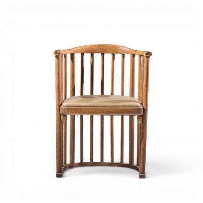 Josef Hoffmann Josef Hoffmann No 729 2F Bentwood Barrel Chairs Set of 4