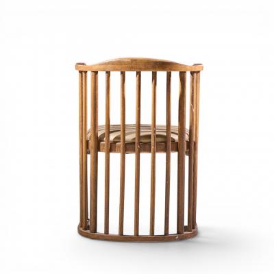 Josef Hoffmann Josef Hoffmann No 729 2F Bentwood Barrel Chairs Set of 4