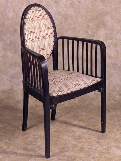 Josef Hoffmann Josef Hoffmann pair of armchairs