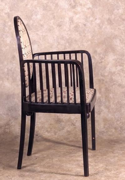 Josef Hoffmann Josef Hoffmann pair of armchairs