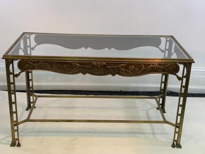 Josef Hoffmann SECESSIONIST ERA ORNATE BRONZE TABLE
