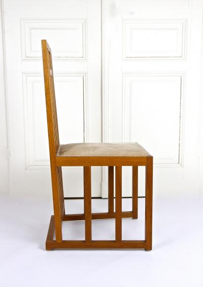 Josef Hoffmann Set Of 6 Art Nouveau Dining Chairs by Josef Hoffmann 20th Century AT ca 1901