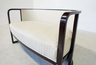 Josef Hoffmann Sofa by Josef Hoffman for J J Kohn Vienna Austria 1900s