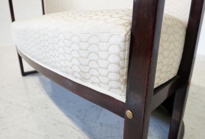 Josef Hoffmann Sofa by Josef Hoffman for J J Kohn Vienna Austria 1900s