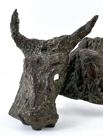 Josef Klime Expressionist Bronze Plastic Europa by Czech Artist Josef Klimes V XXV 1997