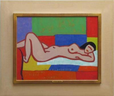 Josef Zenk Woman on the Couch 