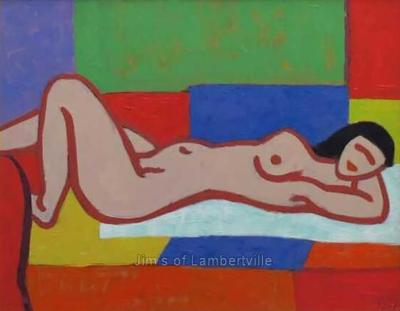 Josef Zenk Woman on the Couch 