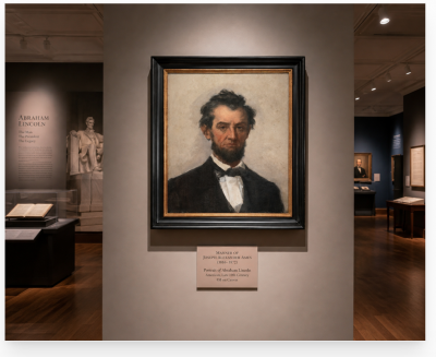 Joseph Alexander Ames Manner of Joseph Alexander Ames 1816 1872 Portrait of Abraham Lincoln