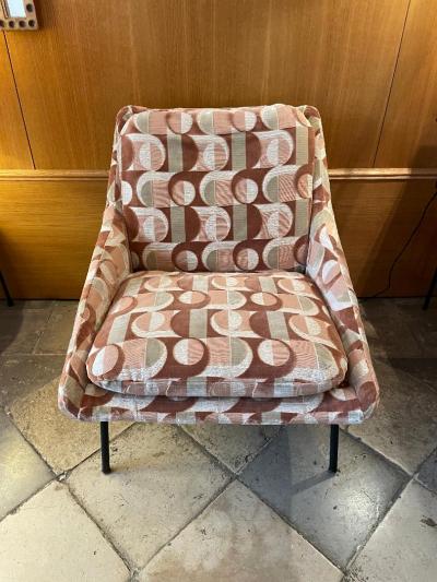 Joseph Andre Motte 800 Armchair by Joseph Andr MOTTE for Steiner France 1950s