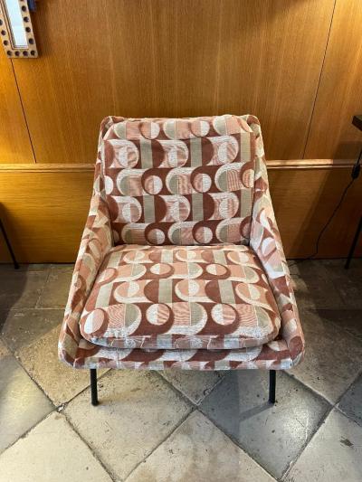 Joseph Andre Motte 800 Armchair by Joseph Andr MOTTE for Steiner France 1950s
