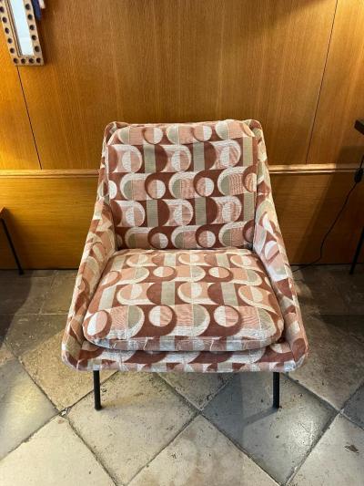 Joseph Andre Motte 800 Armchair by Joseph Andr MOTTE for Steiner France 1950s
