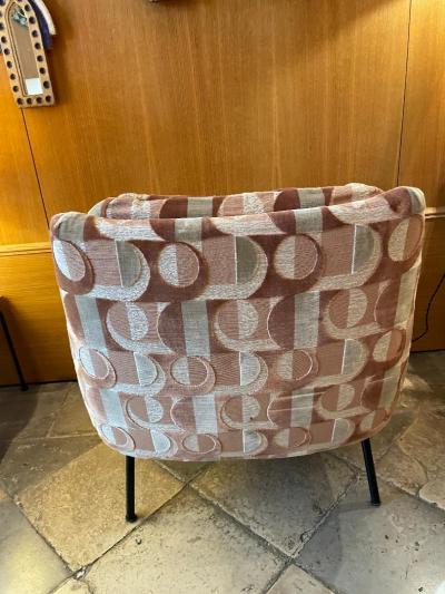 Joseph Andre Motte 800 Armchair by Joseph Andr MOTTE for Steiner France 1950s