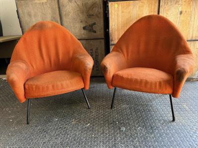 Joseph Andre Motte Armchairs model 770 by Joseph Andr Motte for Steiner 1958