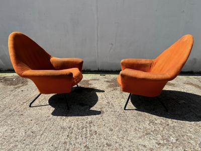 Joseph Andre Motte Armchairs model 770 by Joseph Andr Motte for Steiner 1958