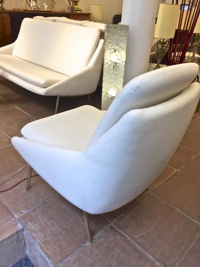 Joseph Andre Motte Joseph Andr Motte for Steiner Set of 1 Couch and 2 Chairs