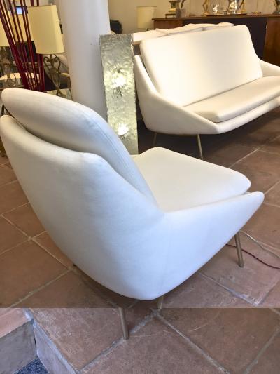 Joseph Andre Motte Joseph Andr Motte for Steiner Set of 1 Couch and 2 Chairs