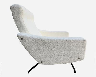 Joseph Andre Motte Pair of armchairs 743 model by J A Motte Ed Steiner France circa 1957