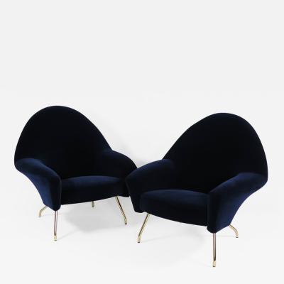 Joseph Andre Motte Pair of chic armchairs