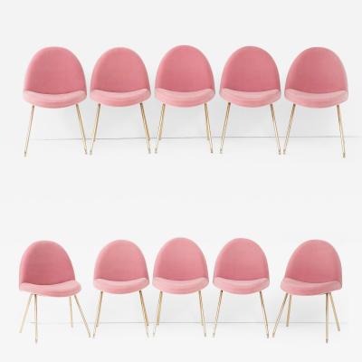 Joseph Andre Motte Set of ten dining chairs