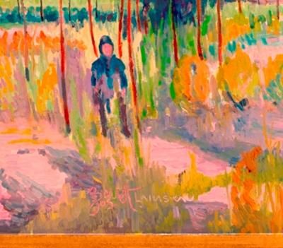 Joseph Barrett Admiring the Crops 