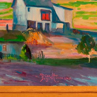 Joseph Barrett Barn with Red Doors 