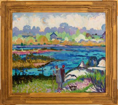 Joseph Barrett River Above New Hope 