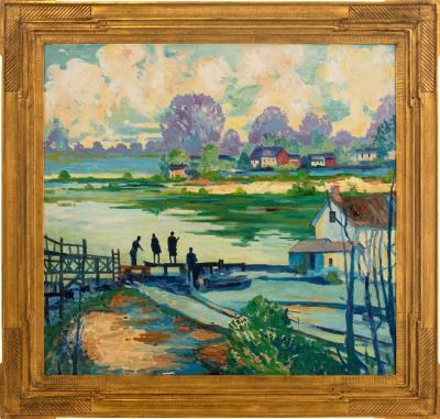 Joseph Barrett Shad Fishing on the Delaware 