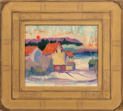 Joseph Barrett Sunrise Old Farm Rushland 