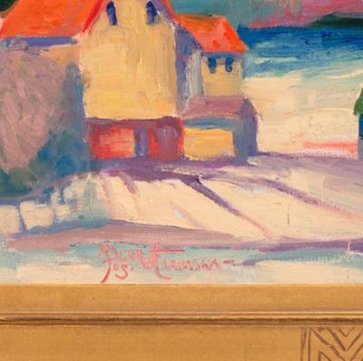 Joseph Barrett Sunrise Old Farm Rushland 