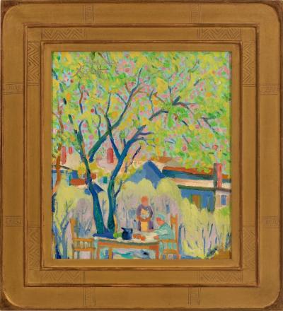 Joseph Barrett Under Blossoming Tree Lahaska 