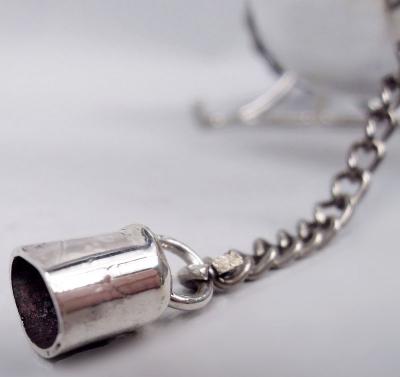 Joseph Braham Asprey Alpha Big Game Sterling Silver Horn Cigar Lighter 1908