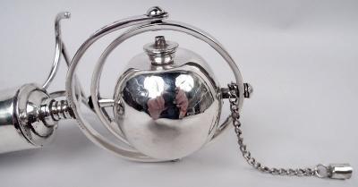 Joseph Braham Asprey Alpha Big Game Sterling Silver Horn Cigar Lighter 1908