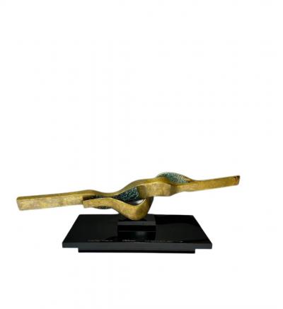 Joseph Burlini Reflections Bronze Sculpture 34 100 1985
