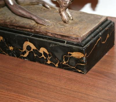 Joseph D Aste Art Deco Bronze Sculpture by JOSEPH D ASTE