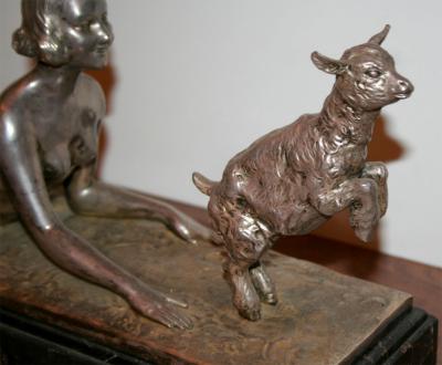 Joseph D Aste Art Deco Bronze Sculpture by JOSEPH D ASTE
