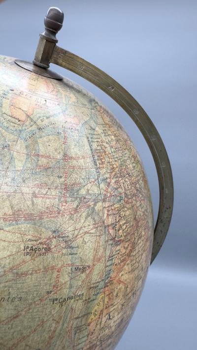 Joseph Forest Large terrestrial globe by Joseph Forest Paris France circa 1890