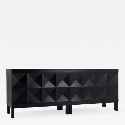 Joseph Fran ois De Coene De Coene Brutalist Sideboard In Stained Oak 1950s