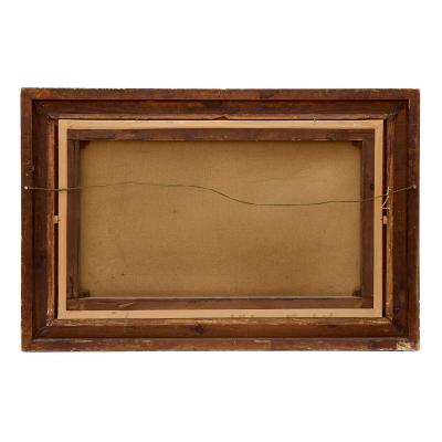 Joseph Francis Walker Large British antique oil painting of two horses by Walker