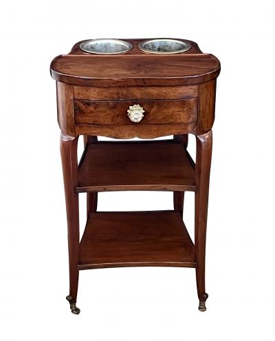 Joseph Gegenback dit Canabas A Louis XVI Mahogany Rafraichissoir in the Manner of Joseph Gengenbach Canabas