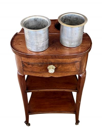 Joseph Gegenback dit Canabas A Louis XVI Mahogany Rafraichissoir in the Manner of Joseph Gengenbach Canabas