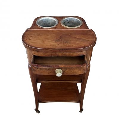 Joseph Gegenback dit Canabas A Louis XVI Mahogany Rafraichissoir in the Manner of Joseph Gengenbach Canabas