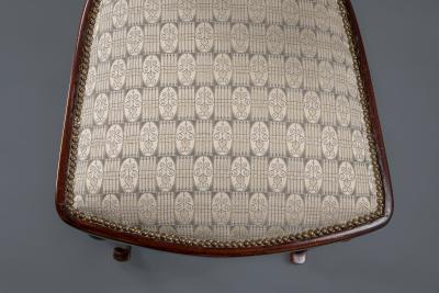 Joseph Hoffman Johnson A Set of Four Joseph Hoffmann Die Fledermaus Chairs by Mundus