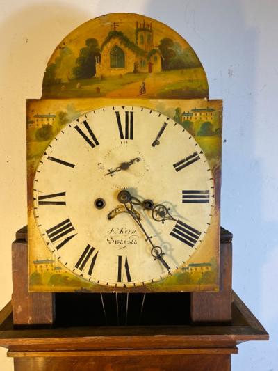Joseph Kern Swansea ANTIQUE ENGLISH GRANDFATHER CLOCK BY JOSEPH KERN SWANSEA