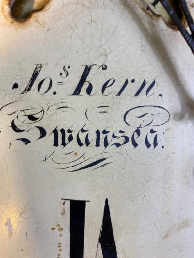 Joseph Kern Swansea ANTIQUE ENGLISH GRANDFATHER CLOCK BY JOSEPH KERN SWANSEA