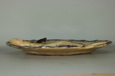 Joseph Landais Palissy Majolica Palissy Fish Platter