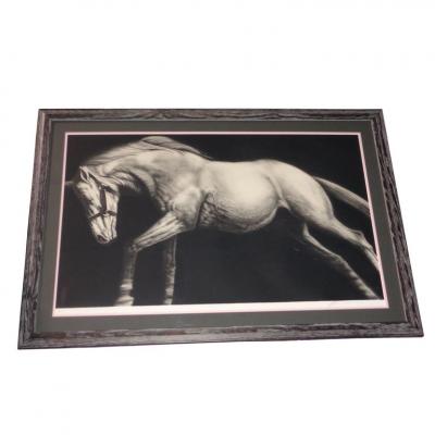 Joseph Piccillo Joseph Piccillo Edge Event I 1982 Horse Lithograph Numbered 11 45