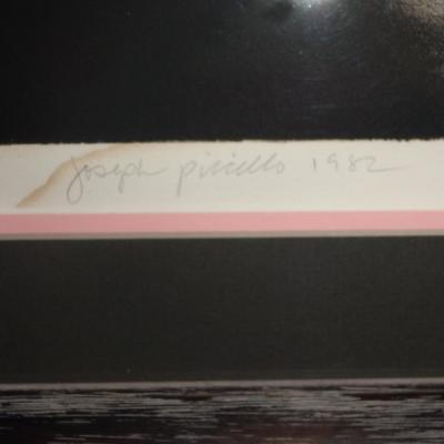 Joseph Piccillo Joseph Piccillo Edge Event I 1982 Horse Lithograph Numbered 11 45