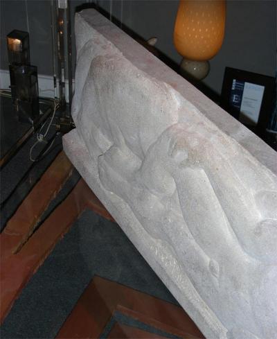Joseph Rivi re 1940 1950 carved stone low relief by Joseph Rivi re